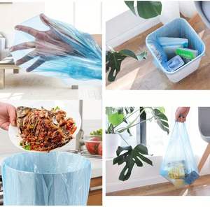 Huamaohengchun 100 Bolsas de Basura Desechables Coloridas, Gruesas y Duraderas de LDPE, para Cocina, Baño, Dormitorio, Camping, Limpieza Portátil - Product Image 6