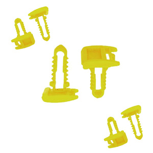 Clips Automotrices de Plástico Smooth Sailing D241, Sujetadores de Nylon PA66 para Reparación y Ensamblaje de Carrocería - Product Image 1