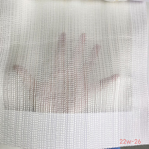 New modern đồng bằng Polyester dệt sheer thiết kế rèm vải cửa sổ màn nhà dệt cho phòng khách voile lụa bán buôn - Product Image 4