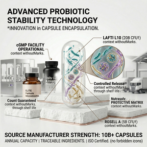 FLORASSIST Probiótico para la Salud Femenina, Lactobacillus para LAFTI L10 ROSELL, 25 Mil Millones de UFC, Cápsulas Blandas Totales - Product Image 5