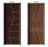 Nouvelle Porte Intérieure en Composite Bois-Plastique (WPC) Personnalisée Belson, Porte de Salle de Bain WPC, Production Quotidienne en Arabie Saoudite
