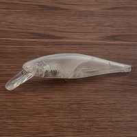 Leurre de pêche biomimétique en plastique G51 de 11 cm et 12,0 g pour lancer longue distance, corps de leurre minnow vierge