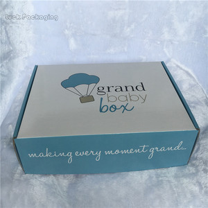 Gran tamaño de marca de auto-bloqueo de cartón corrugado personalizado de embalaje plegable de correo de envío de la caja de cartón - Product Image 6