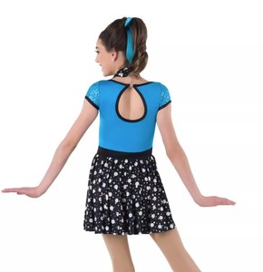 <span class=keywords><strong>Justaucorps</strong></span> jaune à manches courtes et jupe à sequins pour filles, idéal pour la danse <span class=keywords><strong>jazz</strong></span>, la claquettes et la danse moderne - Product Image 6