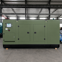 Générateur diesel silencieux de 120 kW, type insonorisé, refroidi par eau, triphasé 400 V, avec commutateur de transfert automatique pour l'alimentation de secours des hôpitaux