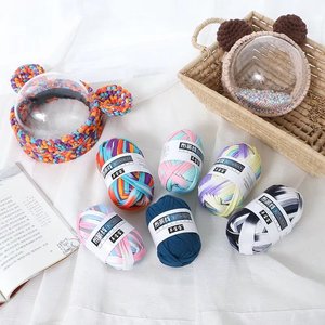 Túi dệt móc tay mềm mại và xinh đẹp và chỉ màu sắc - Product Image 4