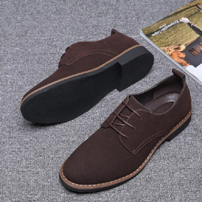 Fashion premium casual loafer's brown lace-up dress shoes for men 2022