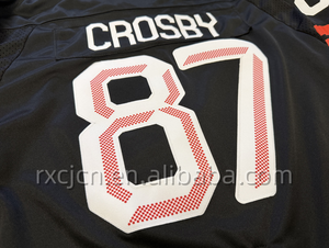 2026 年男士加拿大白色红色黑色冰球球衣 # 97号康纳·麦克戴维德（Connor McDavid）红黑顶级品质全缝线即刻发货 - Product Image 6