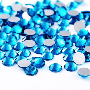 SS12 SS16 Vente en gros de strass en cristal AB violet coloré, pierres en verre non thermocollantes, strass plats, strass en cristal - Product Image 5