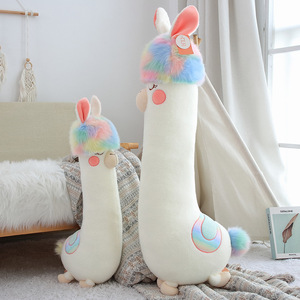 SongshanToys Sleep Peluches Peluches Grand <span class=keywords><strong>Coussin</strong></span> Animal <span class=keywords><strong>Personnalisé</strong></span> Fille Coeur Poupée Couleur <span class=keywords><strong>Magique</strong></span> Alpaga Doux Long Oreiller En Peluche Jouet - Product Image 2