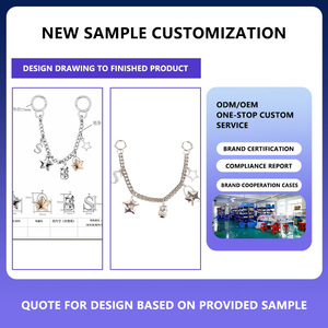 Llavero de lujo con diseño de perro salchicha (Dachshund) de cuero, con logotipo personalizado OEM/ODM, al por mayor, con borla de pañuelo de seda <span class=keywords><strong>Twilly</strong></span>, colgante para bolso - Product Image 3