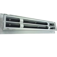 Diffuseur linéaire à fentes en aluminium de haute qualité pour climatisation, grille d'air réglable pour noyau amovible