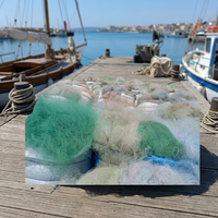 Filament de nylon PA6 vert propre, recyclable, de qualité injection, à double nœud, pour filets de pêche extérieurs et matériaux issus de déchets