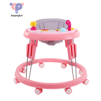 Marchette multifonctionnelle 3 en 1 pour bébé, marchette pliable à 8 roues pour garçon