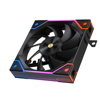Kit de ventilateurs Infinity Mirror ARGB 3 pièces pour boîtier de PC de jeu, ventilateur de refroidissement du processeur, haute performance, installation facile