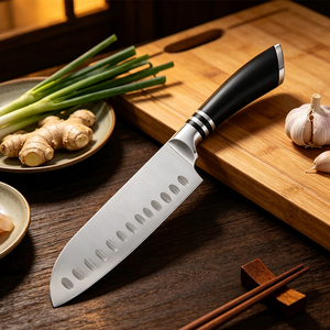 Fabricante al por mayor Messer Juego de cuchillos de cocina 8 piezas Juego de cuchillos de <span class=keywords><strong>chef</strong></span> profesional de acero inoxidable con mango hueco - Product Image 6