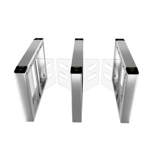 Torniquete de Velocidad Automático Personalizado de Acero Inoxidable y Acrílico con Control de Asistencia y Barrera Abatible para Seguridad - Product Image 1