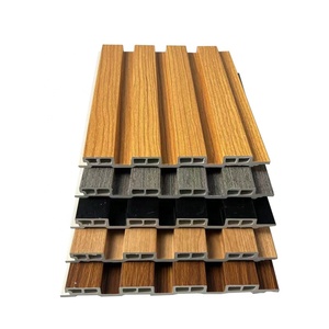 Gỗ rỗng nhựa composite Panel tường WPC Ốp gỗ không thấm nước bảng điều khiển bảng Carbon Hội Đồng Quản Trị - Product Image 2