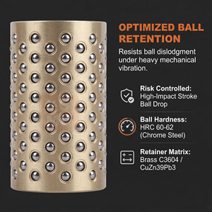 Cage à billes en laiton de haute précision pour matrices d'emboutissage, pilier de guidage, retenue personnalisée en POM - Product Image 4