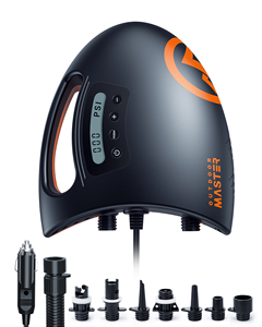 Pompe à air électrique numérique 12V CC pour voiture - <span class=keywords><strong>Gonfleur</strong></span> filaire OutdoorMaster Shark 2 pour <span class=keywords><strong>paddle</strong></span> gonflable - Product Image 2