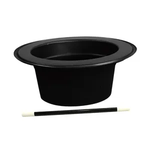 New Simple Black Top Hat Magic Trick Set Toys for Kids & Beginner