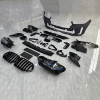 Kit de Carrocería de Alta Calidad para BMW X6 G06 2020-2022 a X6 G06 M Sport 2023-2025, Parachoques Delantero, Faros, Guardabarros, Capó