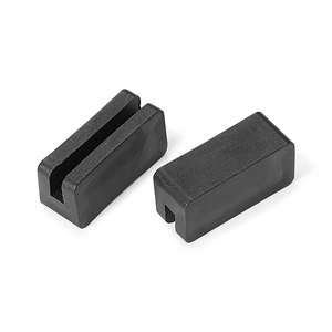 Colliers de serrage carrés en PE pour tuyaux plats 2/4/6/8mm, avec fentes de protection en plastique pour pieds de tabouret, patins antidérapants - Product Image 4