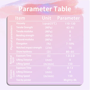 Résine d'impression 3D Antinsky Biocolor 405nm 1kg, Matériau liquide de haute précision pour imprimantes 3D DLP LCD, Catégorie de produit plastique - Product Image 6
