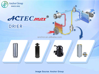 ACTECmax AC.118 Pièces de climatisation automobile : Filtres déshydrateurs récepteurs R134a OEM ODM en aluminium et fer pour réfrigération et climatisation