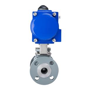 Válvula de Bola Neumática COVNA DN50 de 2 Pulgadas, Tipo Regulador de 2 Vías, Revestida de PTFE con Fluoruro - Product Image 3