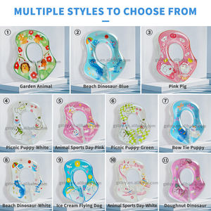 Estivo dinosauro stampato bambino <span class=keywords><strong>Swim</strong></span> Trainer Float fibbia di sicurezza sistema di blocco anello da nuoto gonfiabile per bambini - Product Image 2