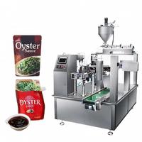 Machine de remplissage et de scellage rotative électrique automatique à 8 postes pour beurre de cacahuète, mayonnaise, salsa, pâte de tomate, sauce Mama Sita, sauce aux huîtres