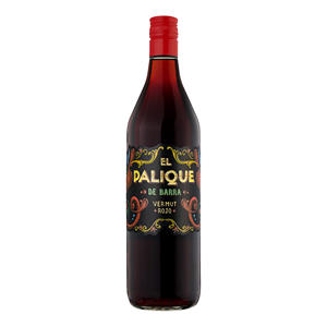 Vermut EL PALIQUE DE BARRA, Hecho en España, para Aperitivo, 1000ml, Añejado en Barrica de Roble, Vino Medio Dulce - Product Image 1