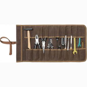 Muestra gratuita: Organizador de almacenamiento portátil enrollable de alta calidad y multifunción para el asiento trasero del coche, con múltiples bolsillos, 47*28.5CM, 900D - Product Image 6