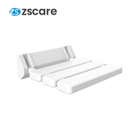 Chaise de douche HS-01B avec accoudoirs – Soutien de sécurité pour la baignade et la mobilité des personnes à mobilité réduite, capacité 150 kg, légère, matériel de thérapie robuste