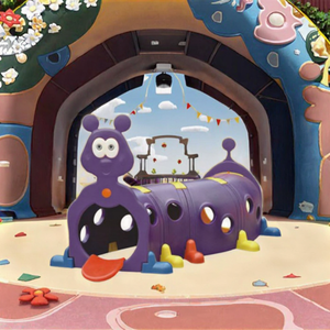 Scuola materna giocattolo di plastica bruco foro di perforazione strisciante Tunnel elfo al coperto locomotiva gioco del tubo strisciante - Product Image 2