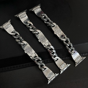 Bracelet de montre rétro en acier inoxydable, bracelet en métal avec croix d'épée gothique, bracelet de remplacement pour <span class=keywords><strong>Apple</strong></span> <span class=keywords><strong>Watch</strong></span> - Product Image 4
