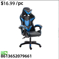 TSF Fauteuil inclinable ergonomique pivotant Computer Racing PU Silla Office Luxury Gaming Chair 2023