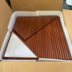 แผ่น<span class=keywords><strong>ผนัง</strong></span>ลายไม้ PVC 3 มิติ แบบร่องหลายขนาด ทันสมัย ปรับแต่งได้ สำหรับใช้ในอาคารสำนักงาน ห้างสรรพสินค้า และพื้นที่พาณิชย์ - Product Image 4