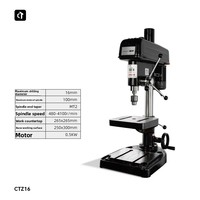 CTZ16 CTZ25 Perceuse d'établi Mini équipement de forage électrique de haute précision 220V pour le travail des métaux et le bricolage