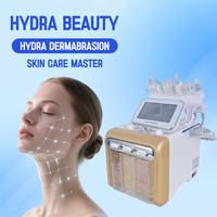 Appareil Hydra Beauty 6 en 1, dermabrasion, élimination des points noirs, resserrement des pores, jet d'oxygène, appareil de soin du visage