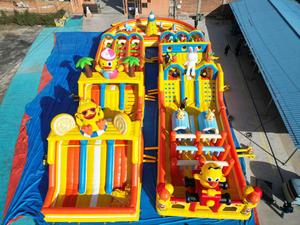 Надувной батутный комплекс Joyful <span class=keywords><strong>Castle</strong></span>: роскошный большой батут-горка для детей и взрослых - Product Image 2