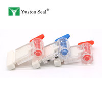 Scellé de câble de sécurité en plastique PC transparent de haute qualité YTMS007 pour compteur d'eau numéroté, avec logo personnalisé