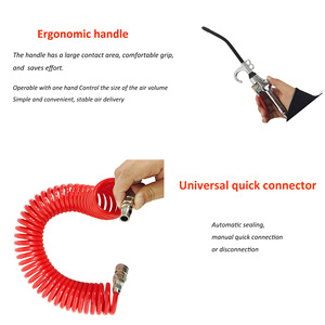 Kit de pistolet à air comprimé avec plusieurs buses, tuyau en PU de 16 pieds, dépoussiéreur - 001 - Product Image 6