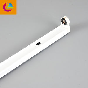 Accesorio de iluminación <span class=keywords><strong>fluorescente</strong></span> para almacenamiento en frío de supermercado, soporte de lámpara de <span class=keywords><strong>tubo</strong></span> <span class=keywords><strong>doble</strong></span> individual, soporte de <span class=keywords><strong>tubo</strong></span> LED T8 - Product Image 3