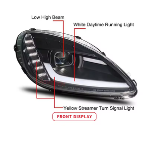 Phares avant à LED DRL et clignotants pour Chevrolet <span class=keywords><strong>Corvette</strong></span> C6 2004-2014 - Vente chaude - Product Image 4