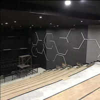 Prêt à expédier OEM/ODM et service de coupe disponible 8 * 4ft 1220*2420mm panneaux acoustiques en feutre de polyester pour l'absorption du son