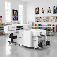 Nouvelle imprimante DTF automatique Xmay haute vitesse A3 30 cm pour t-shirts, avec têtes d'impression, encre pigmentée, transfert de film PET flexible, garantie 1 an