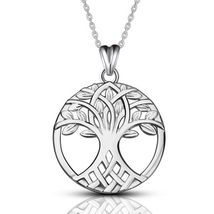 Plata de Ley 925 de la familia encantos <span class=keywords><strong>del</strong></span> árbol de la vida COLLAR COLGANTE para las mujeres - Product Image 4