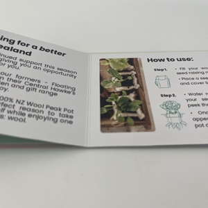 Usine en gros de haute qualité plié carte carte papier imprimé - Product Image 3